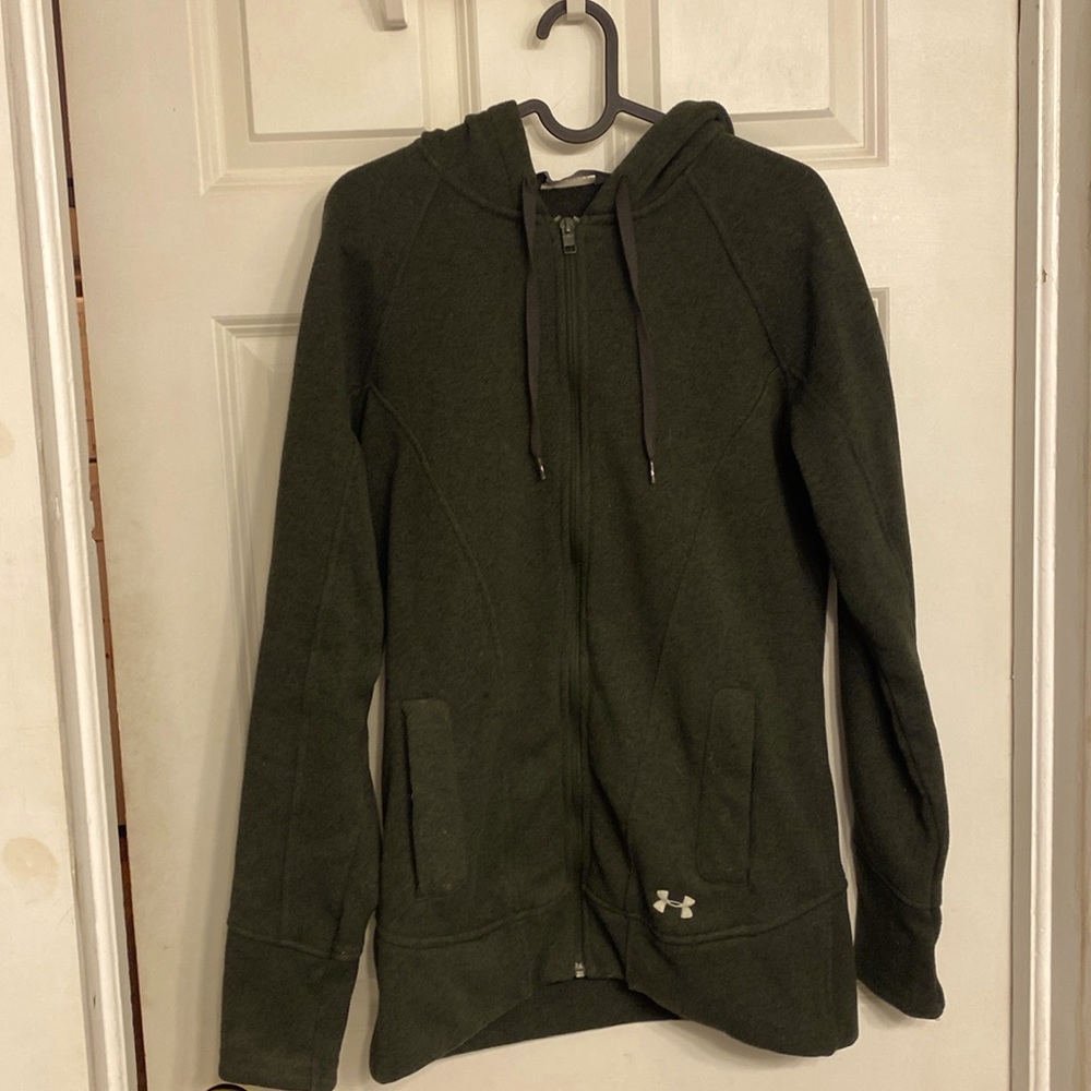 Under Armour Forest Green hoodie — Size: Medium